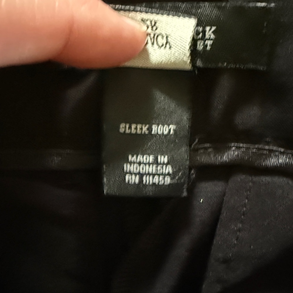 WHBM White House Black Market bootcut Black Dress Pants Women’s Size 2R - Picture 5 of 8